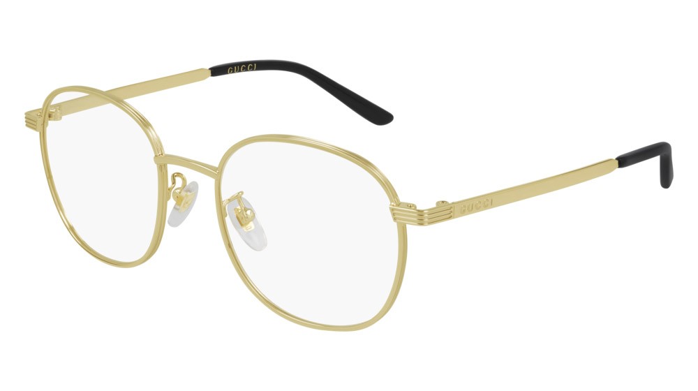 Occhiali da vista Gucci Logo GG0947OA-005 colore gold forma rotondo lenti transparent