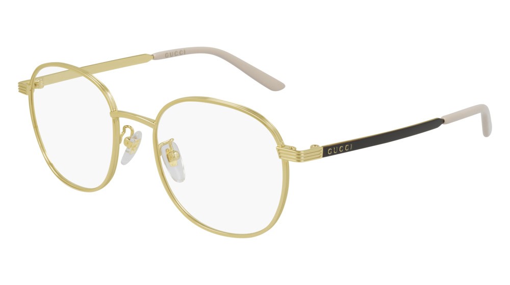 Occhiali da vista Gucci Logo GG0947OA-006 colore brown forma rotondo lenti transparent