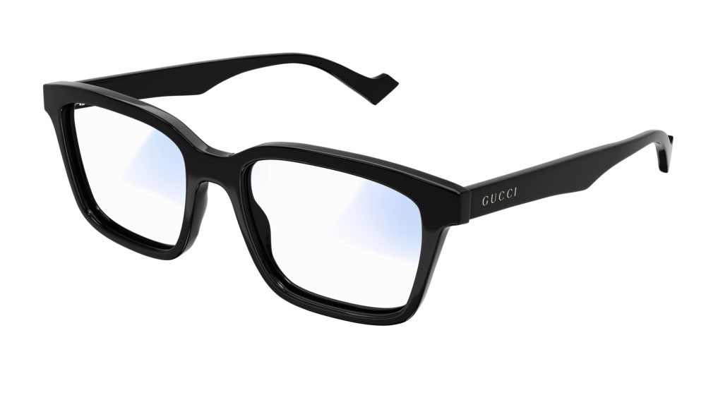Occhiali da sole Gucci Logo GG0964S-001 colore black forma rettangolare lenti transparent