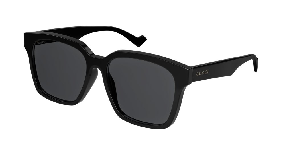 Occhiali da sole Gucci Logo GG0965SA-001 colore black forma rettangolare lenti grey