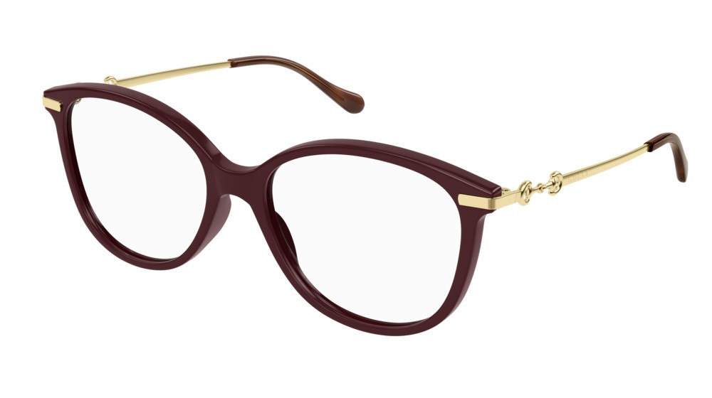 Occhiali da vista Gucci Logo GG0967O-003 colore gold forma cat eye lenti transparent