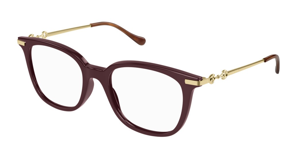 Occhiali da vista Gucci Logo GG0968O-003 colore gold forma rettangolare lenti transparent