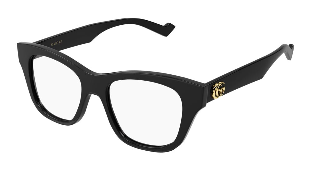 Occhiali da vista Gucci Logo GG0999O-001 colore black forma rettangolare lenti transparent
