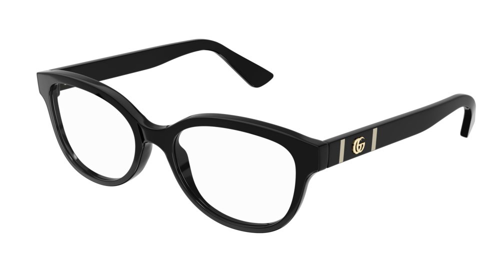 Occhiali da vista Gucci Logo GG1115O-001 colore black forma rettangolare lenti transparent