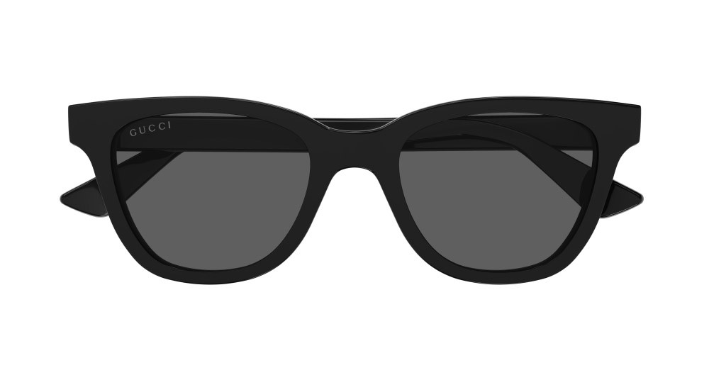 Occhiali da sole Gucci Logo GG1116S-001 colore black forma rettangolare lenti grey