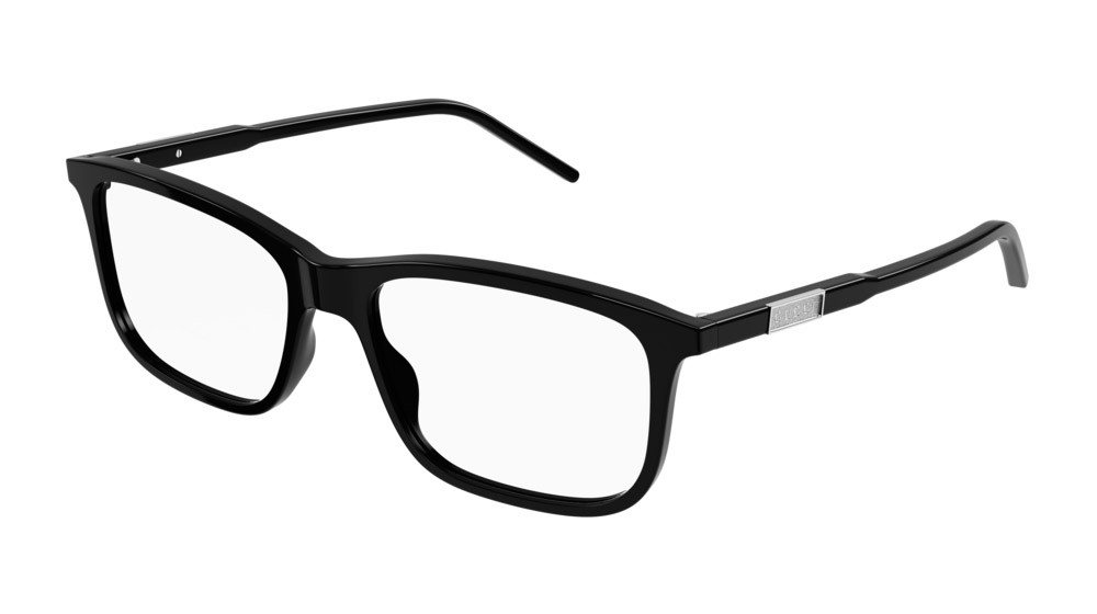 Occhiali da vista Gucci Logo GG1159O-001 colore black forma rettangolare lenti transparent