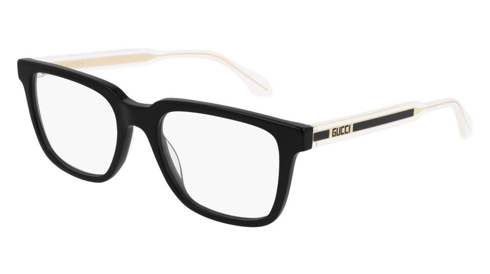 Occhiali da vista Gucci Seasonal Icon GG0560O-005 colore crystal forma rettangolare lenti transparent