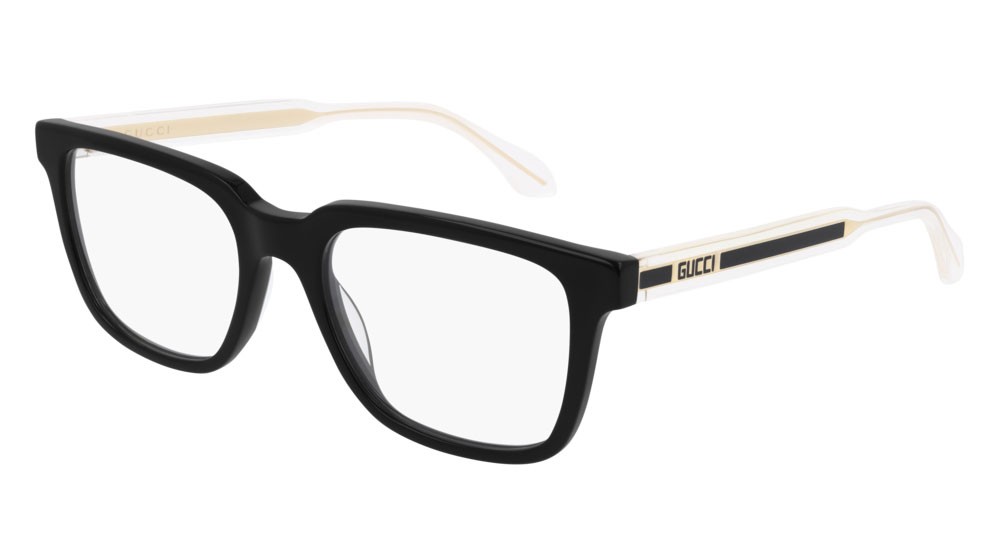 Occhiali da vista Gucci Seasonal Icon GG0560ON-005 colore crystal forma rettangolare lenti transparent