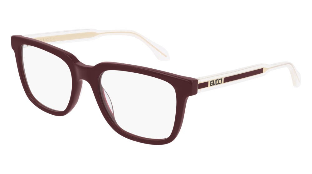 Occhiali da vista Gucci Seasonal Icon GG0560ON-007 colore crystal forma rettangolare lenti transparent