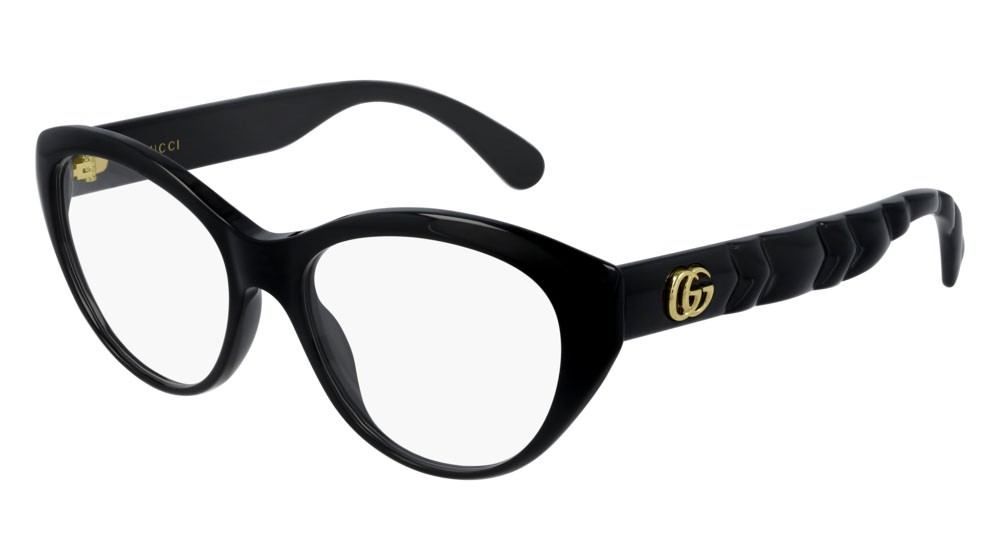 Occhiali da vista Gucci Seasonal Icon GG0812O-001 colore black forma rotondo lenti transparent