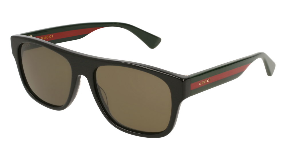 Occhiali da sole Gucci Sensual Romantic GG0341S-002 colore multicolor forma rettangolare lenti grey