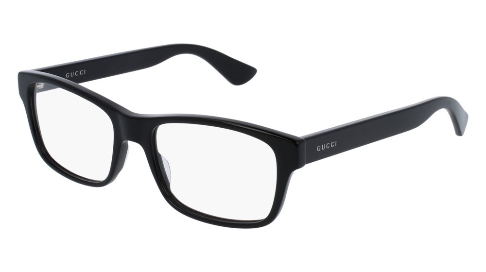 Occhiali da vista Gucci Web GG0006ON-005 colore black forma rettangolare lenti transparent
