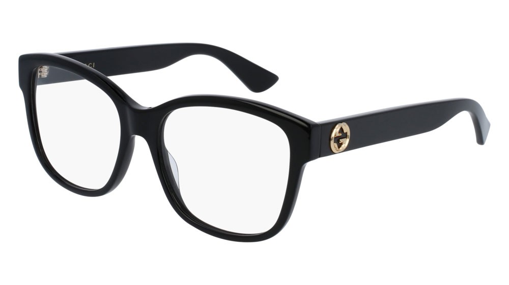 Occhiali da vista Gucci Web GG0038ON-001 colore black forma rettangolare lenti transparent