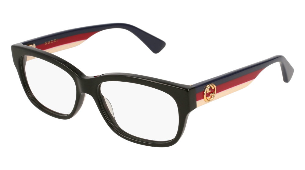 Occhiali da vista Gucci Web GG0278o-001 colore multicolor forma rettangolare lenti transparent