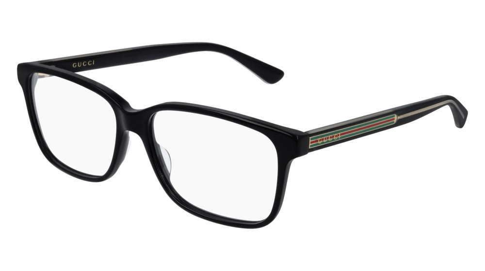 Occhiali da vista Gucci Web GG0530ON-004 colore crystal forma rettangolare lenti transparent