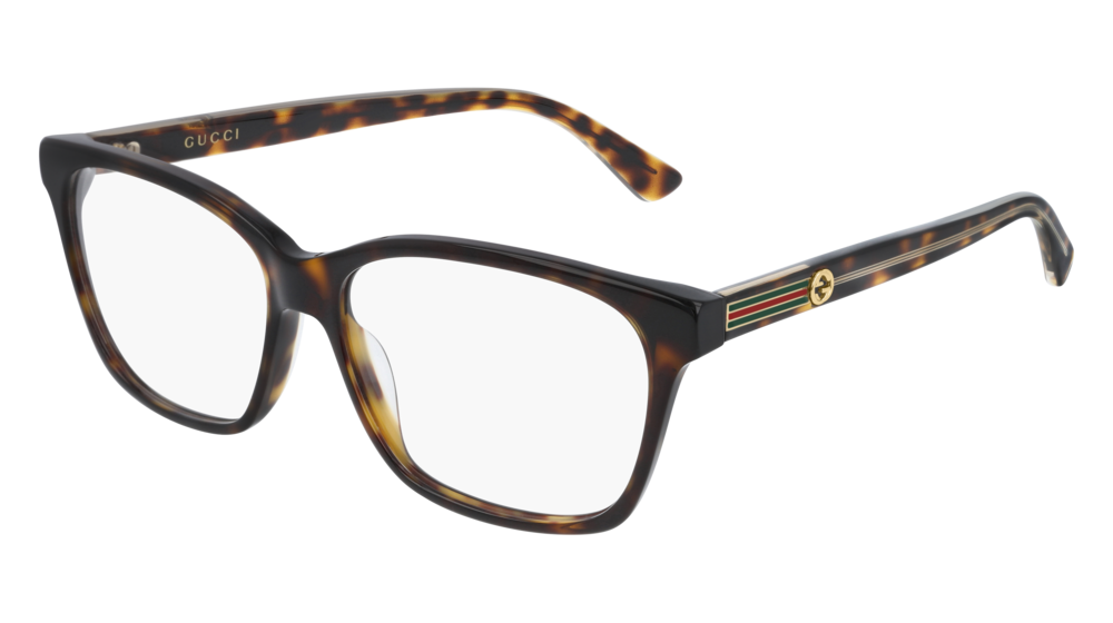 Occhiali da vista Gucci Web GG0532O-002 colore crystal forma rettangolare lenti transparent