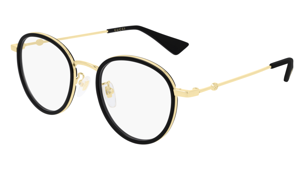 Occhiali da vista Gucci Web GG0608OK-001 colore gold forma rotondo lenti transparent