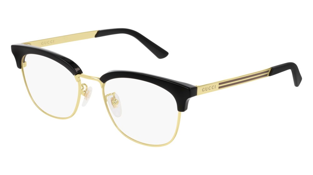 Occhiali da vista Gucci Web GG0698OA-002 colore gold forma rettangolare lenti transparent