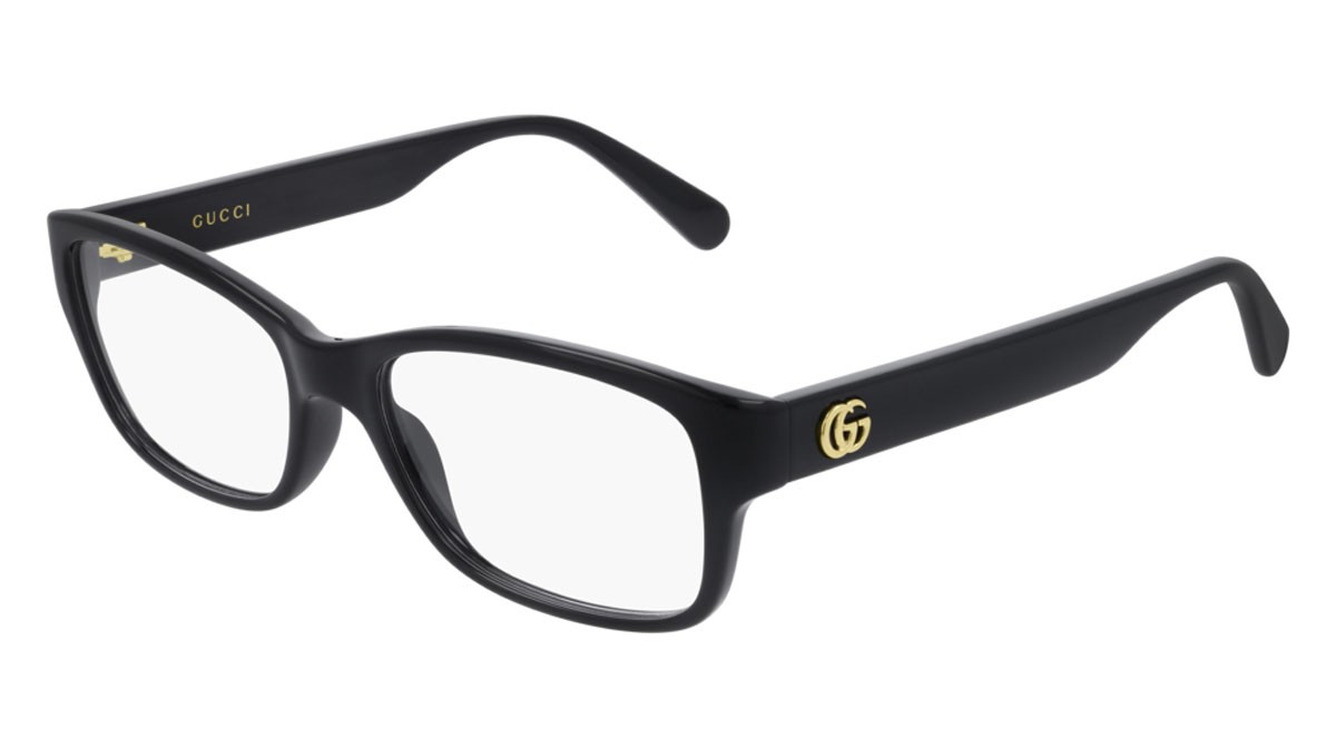 Occhiali da vista Gucci Web GG0716O-001 colore black forma rettangolare lenti transparent