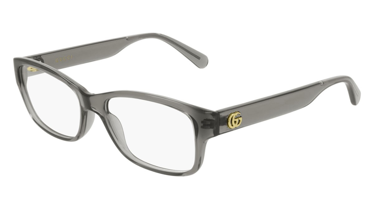 Occhiali da vista Gucci Web GG0716O-003 colore grey forma rettangolare lenti transparent