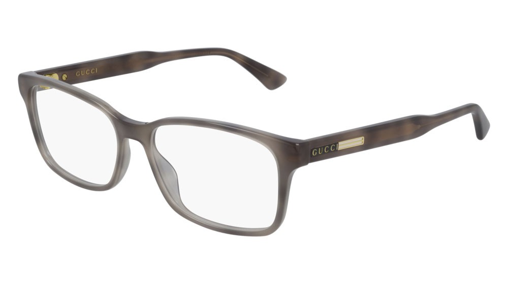 Occhiali da vista Gucci Web GG0826O-006 colore havana forma rettangolare lenti transparent
