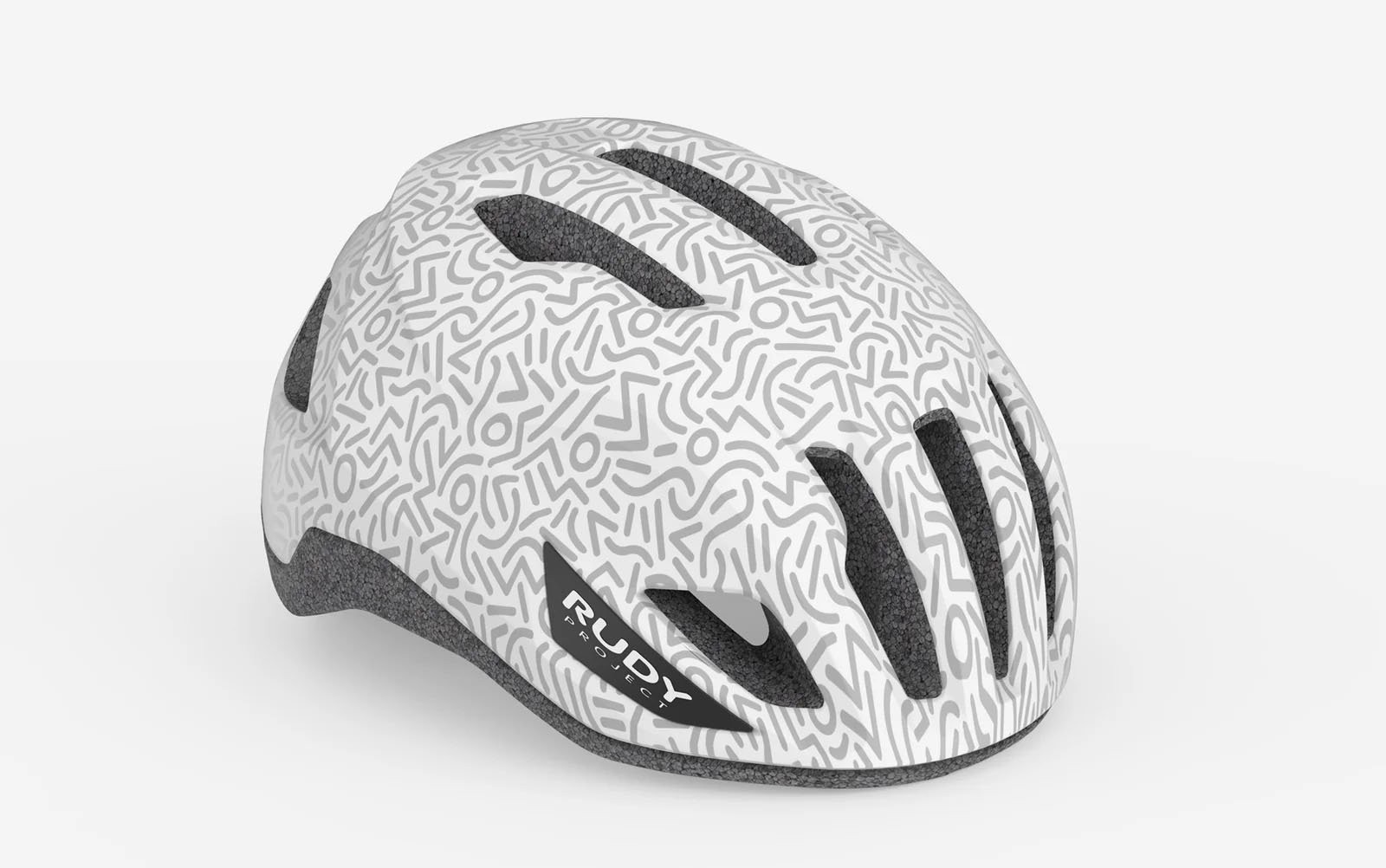 Fahrradhelme Rudy Project Helmet Sinergy White Doodle Matte HL86001 