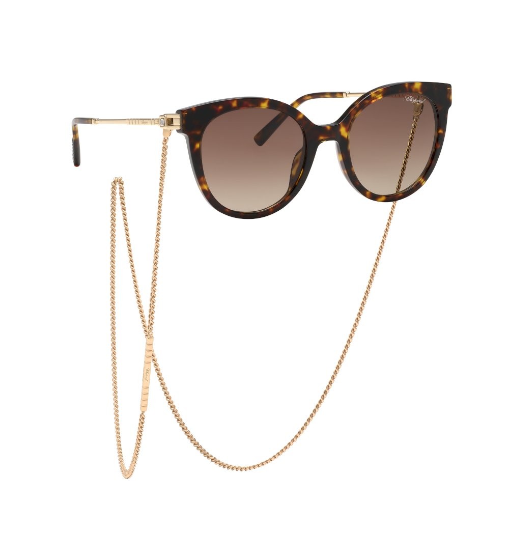 Occhiali da sole Chopard IKCH405 (04BL) colore avana scura lenti brown gradient