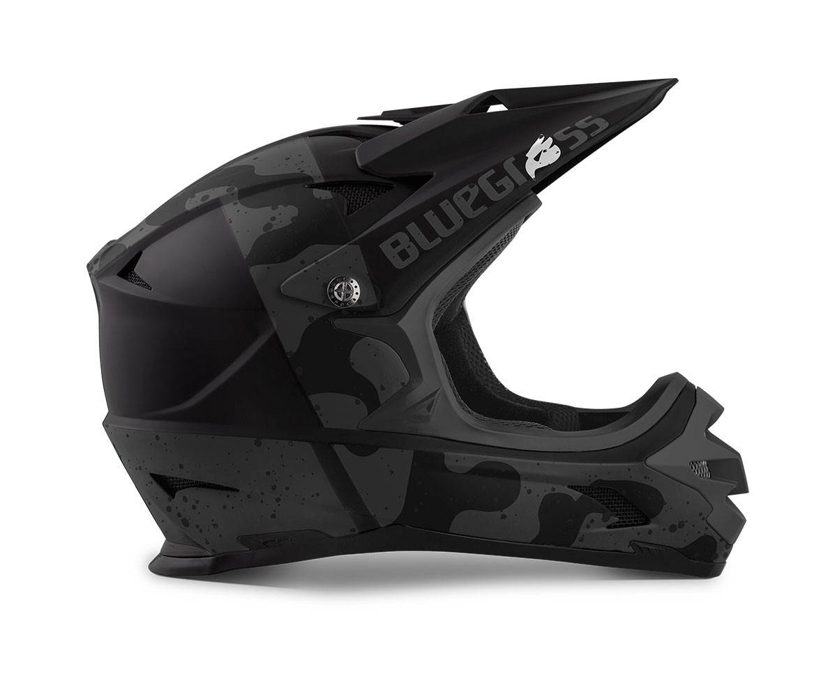 Bike helmets Bluegrass Intox nero camo opaco 3HELG09 NO 