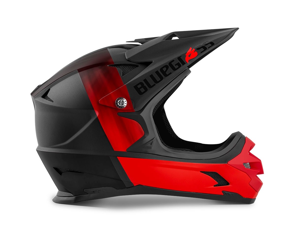 Bike helmets Bluegrass Intox nero rosso opaco 3HG009 NR 