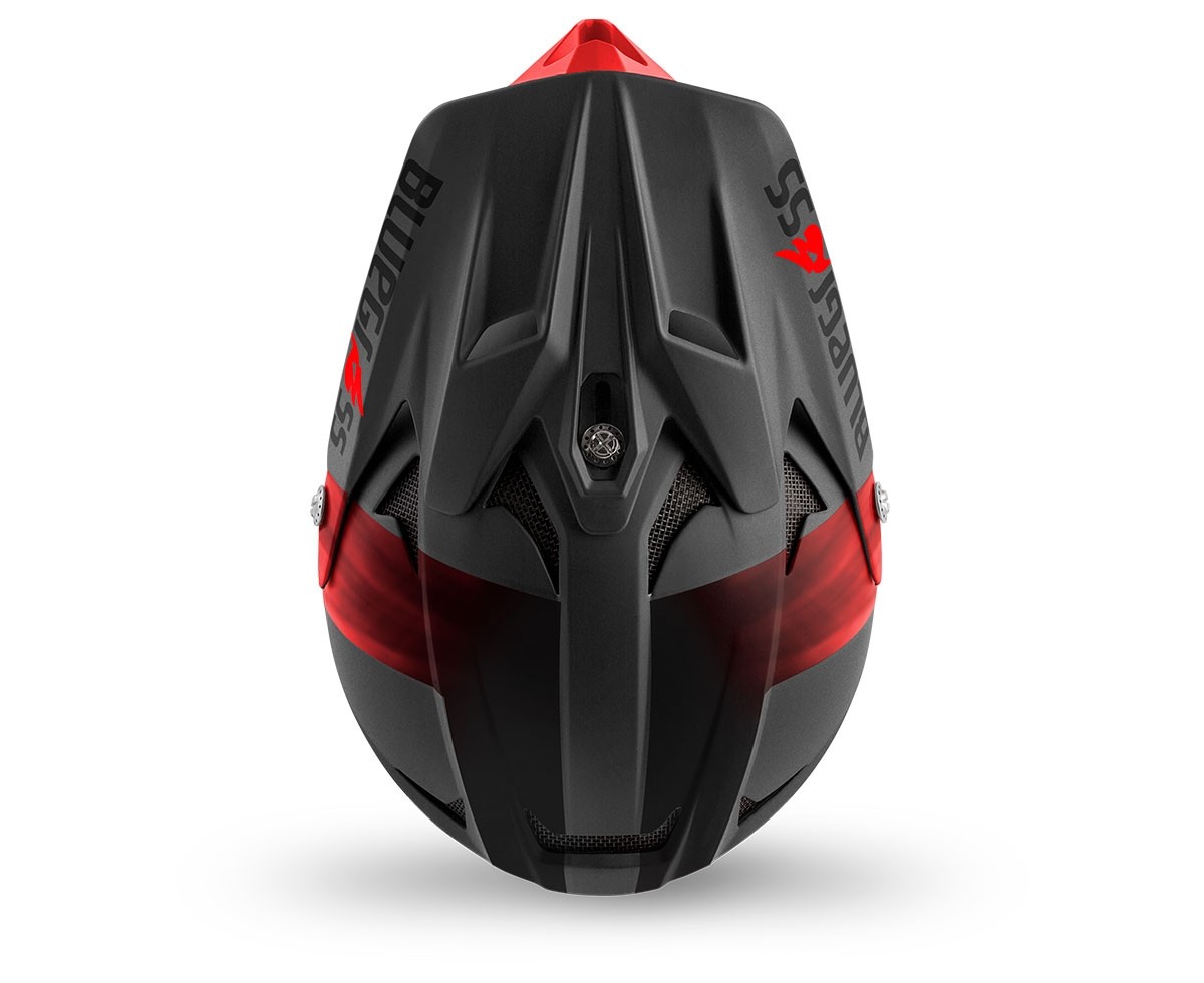 Bike helmets Bluegrass Intox nero rosso opaco 3HG009 NR 