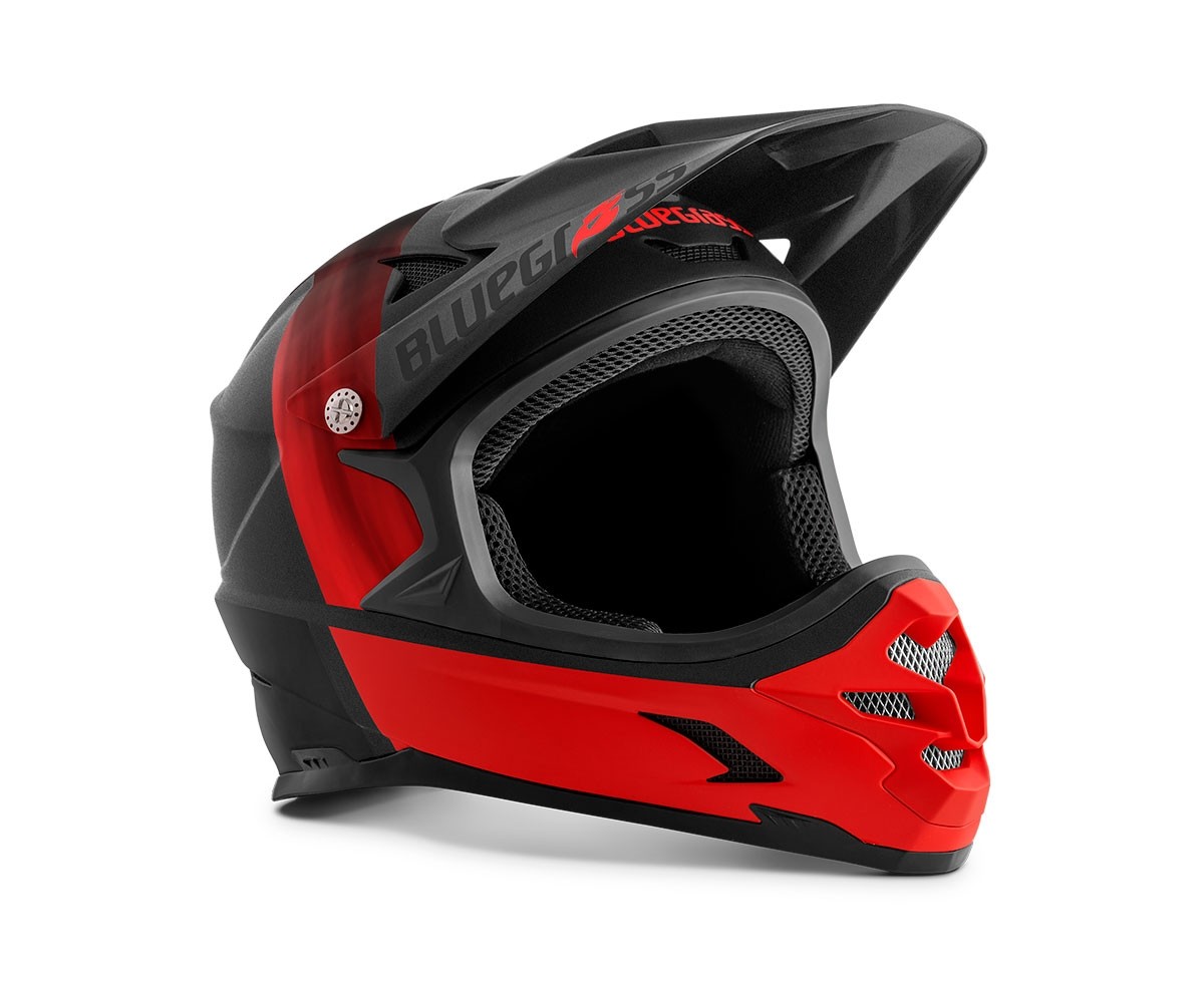 Bike helmets Bluegrass Intox nero rosso opaco 3HG009 NR 