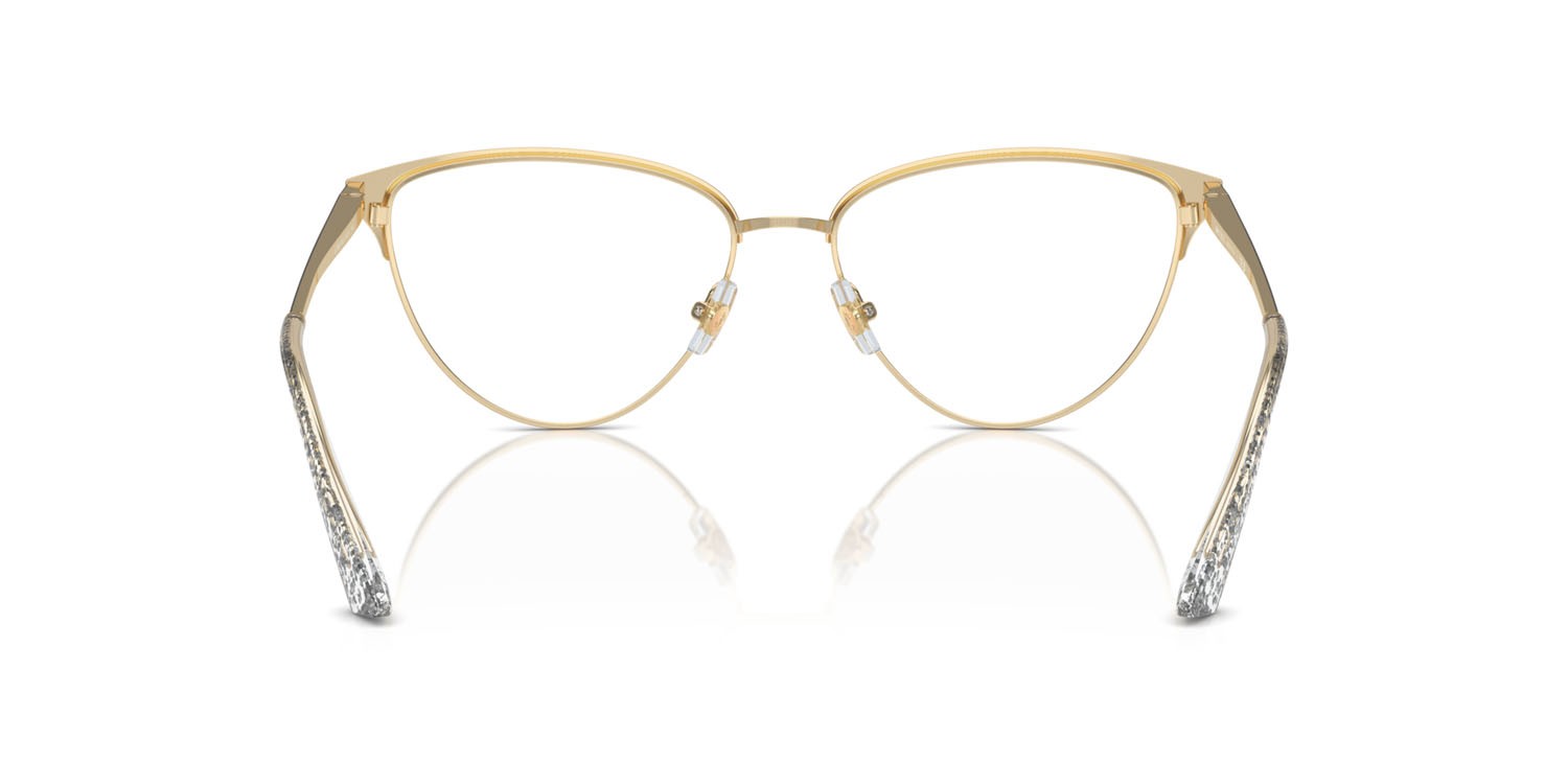 Brillen Jimmy Choo JC 2002 (3015) farbe oro pallido/nero form cat-eye gläser lente demo