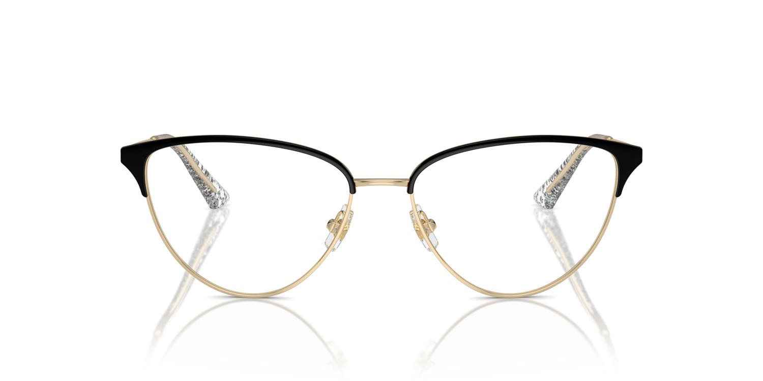 Brillen Jimmy Choo JC 2002 (3015) farbe oro pallido/nero form cat-eye gläser lente demo
