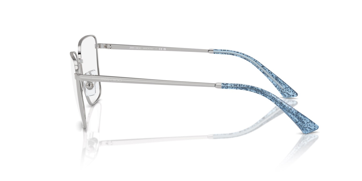 Eyeglasses Jimmy Choo JC 2003 (3014) color argento shape square lenses lente demo