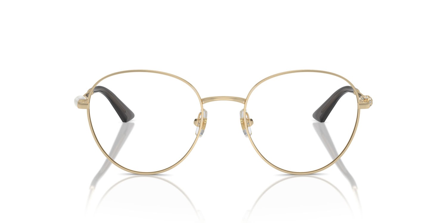 Eyeglasses Jimmy Choo JC 2004HB (3006) color oro pallido shape round lenses lente demo