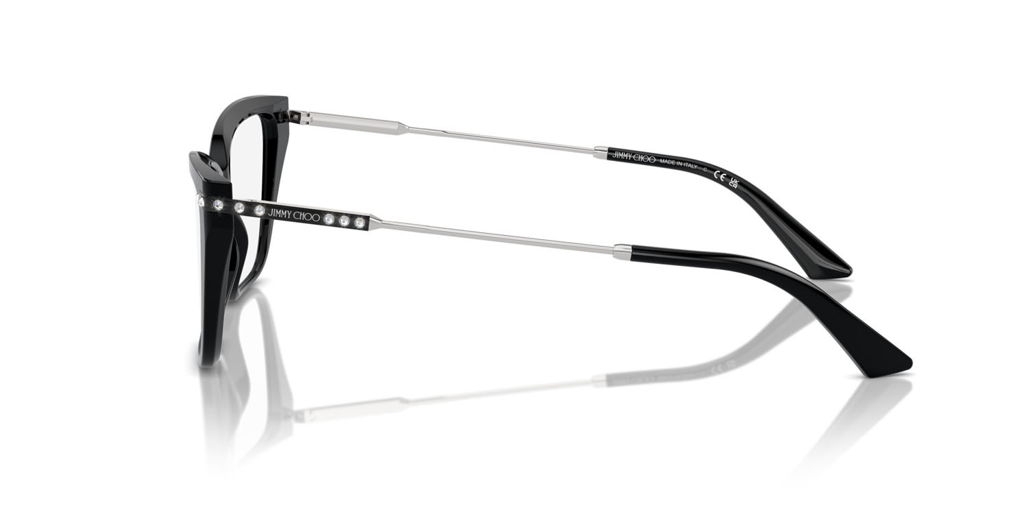 Eyeglasses Jimmy Choo JC 3002B (5017) color nero shape cat eye lenses lente demo