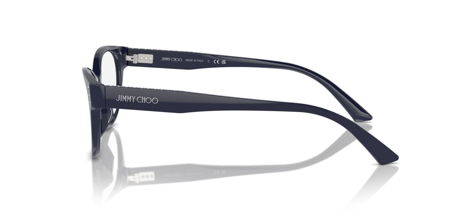 Eyeglasses Jimmy Choo JC 3003BU (5016) color blu shape oval lenses lente demo