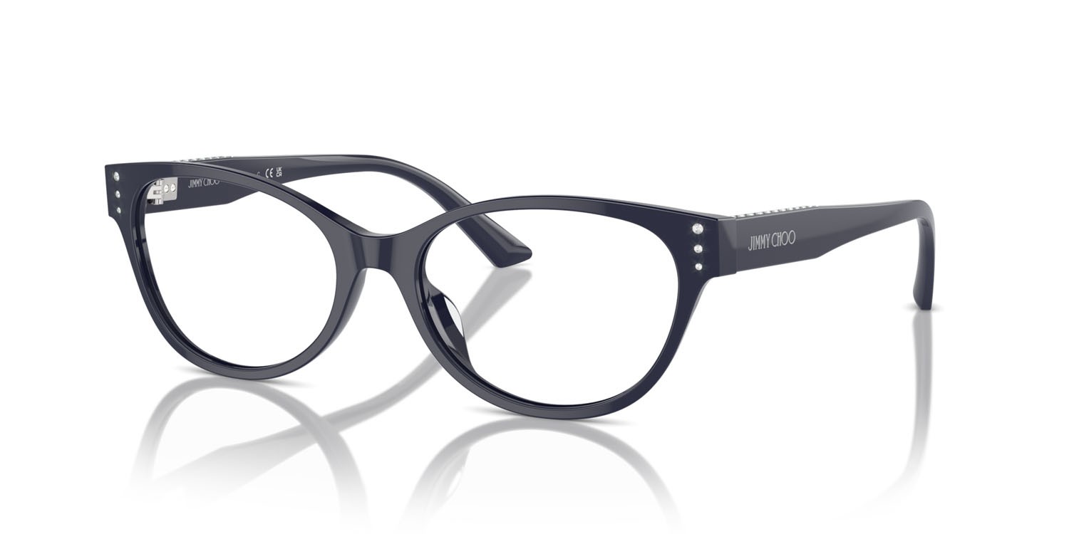 Eyeglasses Jimmy Choo JC 3003BU (5016) color blu shape oval lenses lente demo