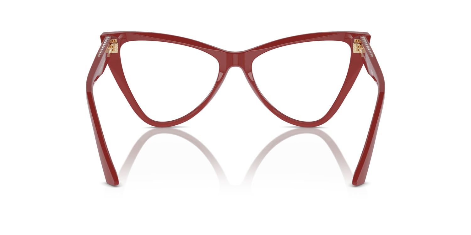 Eyeglasses Jimmy Choo JC 3004B (5013) color rosso shape butterfly lenses lente demo