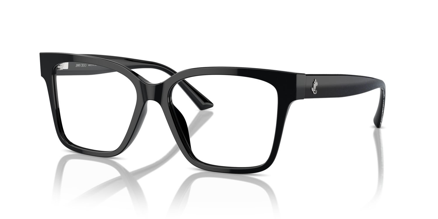 Eyeglasses Jimmy Choo JC 3006U (5000) color nero shape square lenses lente demo