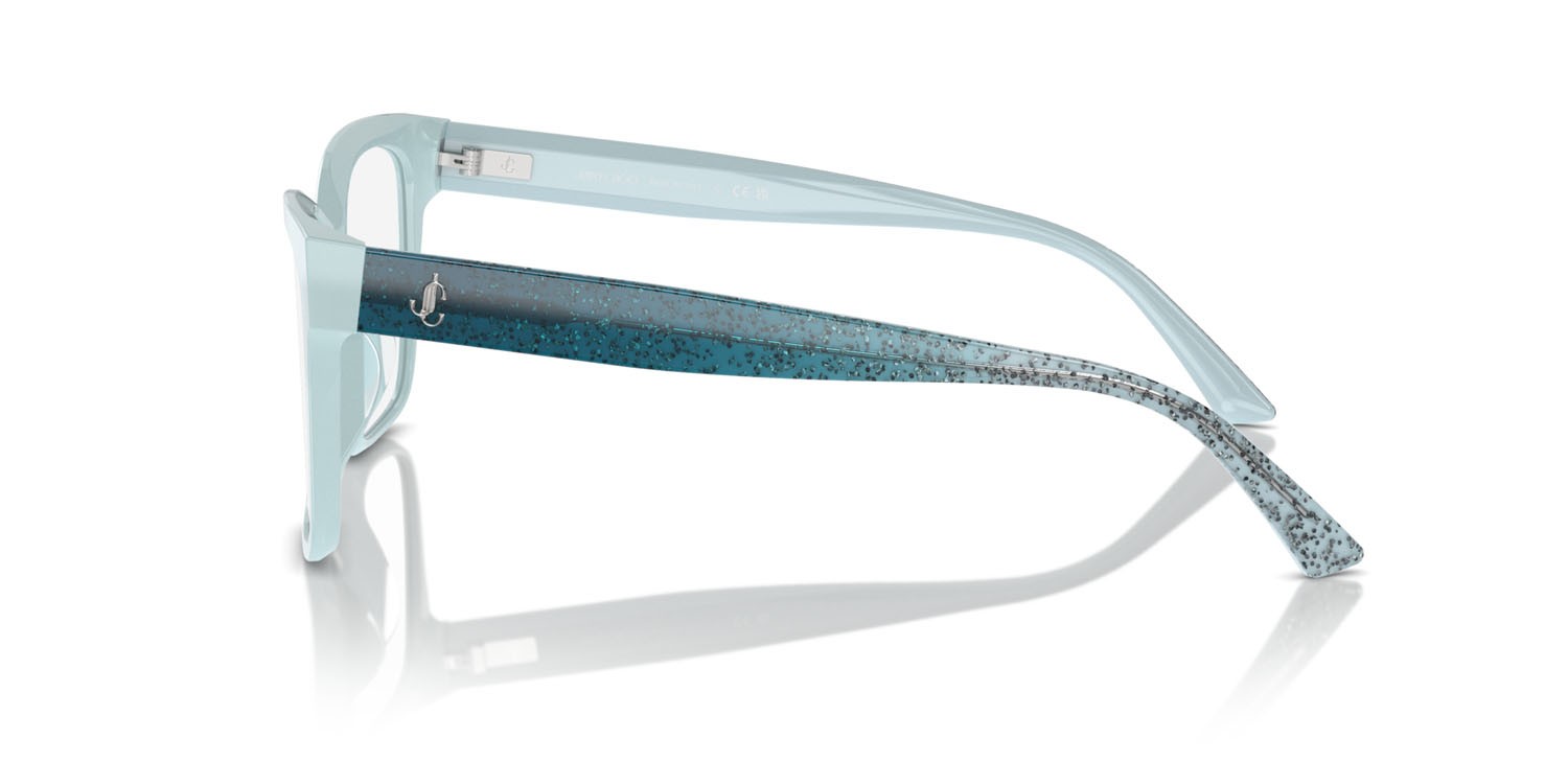 Eyeglasses Jimmy Choo JC 3006U (5009) color blu shape square lenses lente demo