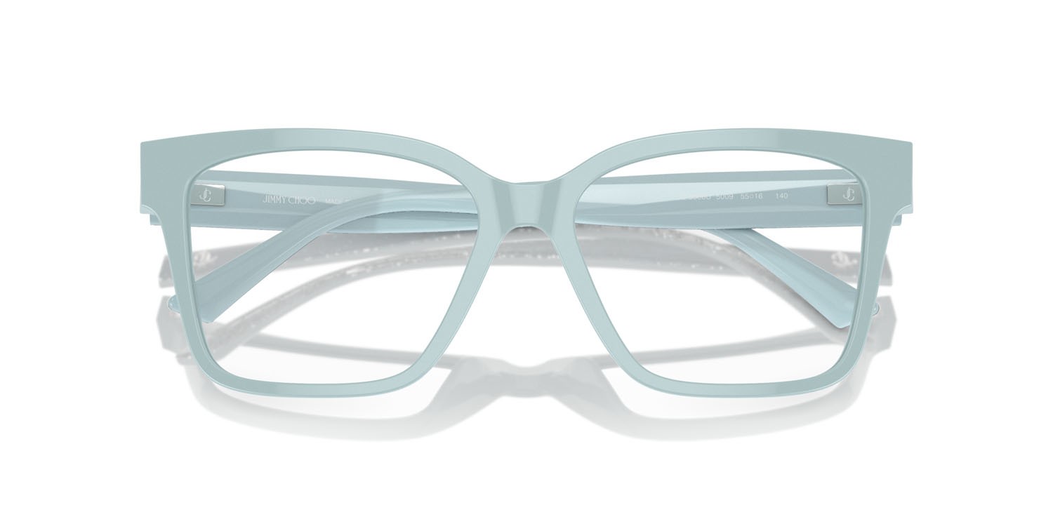 Eyeglasses Jimmy Choo JC 3006U (5009) color blu shape square lenses lente demo
