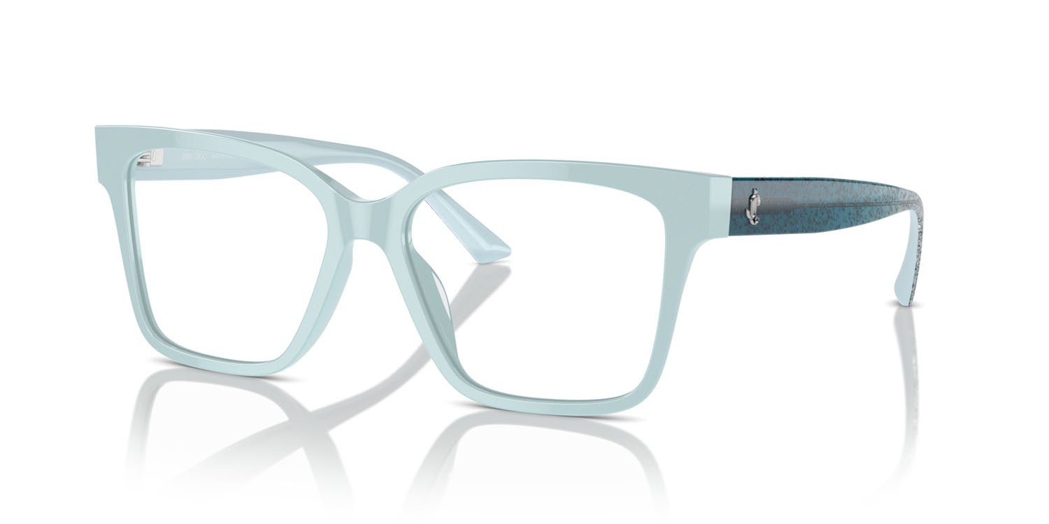 Eyeglasses Jimmy Choo JC 3006U (5009) color blu shape square lenses lente demo