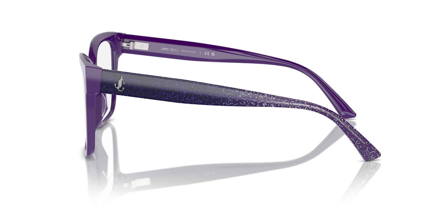 Eyeglasses Jimmy Choo JC 3006U (5050) color viola shape square lenses lente demo