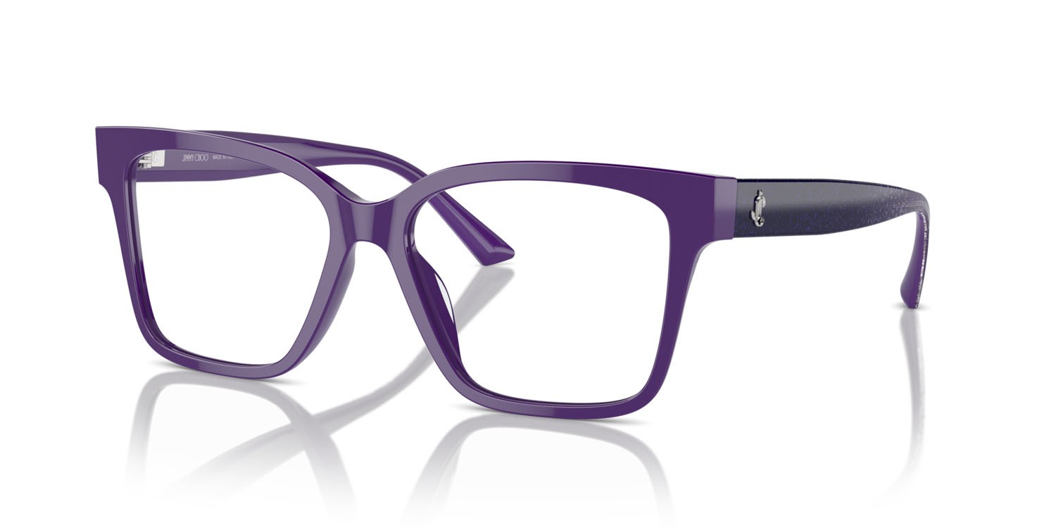 Eyeglasses Jimmy Choo JC 3006U (5050) color viola shape square lenses lente demo