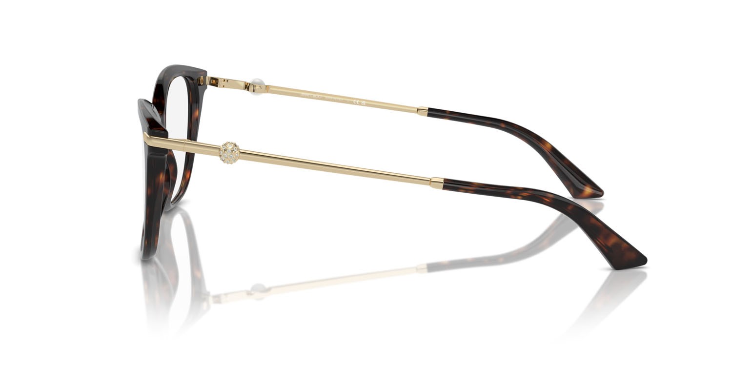 Eyeglasses Jimmy Choo JC 3007HB (5002) color havana shape square lenses lente demo