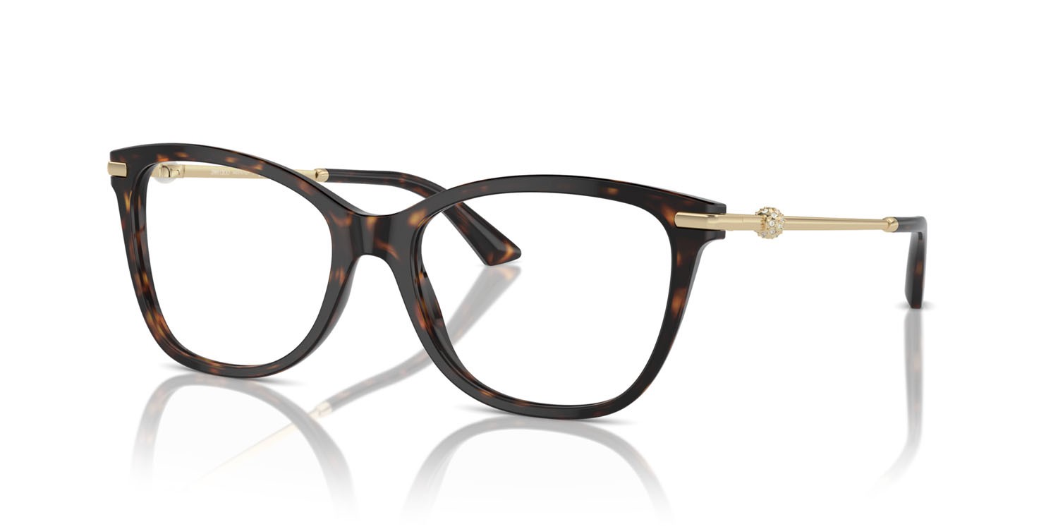 Eyeglasses Jimmy Choo JC 3007HB (5002) color havana shape square lenses lente demo