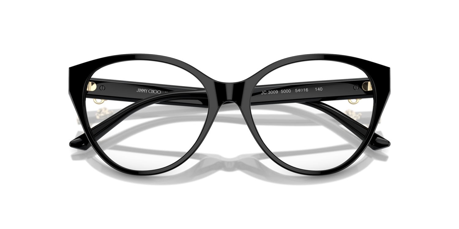 Eyeglasses Jimmy Choo JC 3009 (5000) color nero shape pantos lenses lente demo