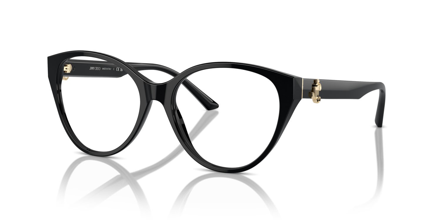 Eyeglasses Jimmy Choo JC 3009 (5000) color nero shape pantos lenses lente demo