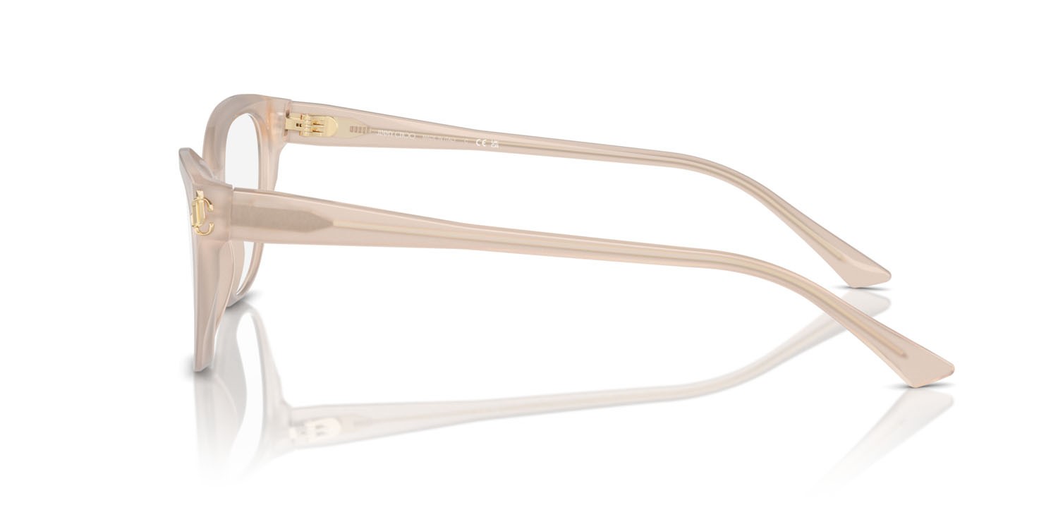 Eyeglasses Jimmy Choo JC 3011 (5025) color sabbia opale shape cat eye lenses lente demo